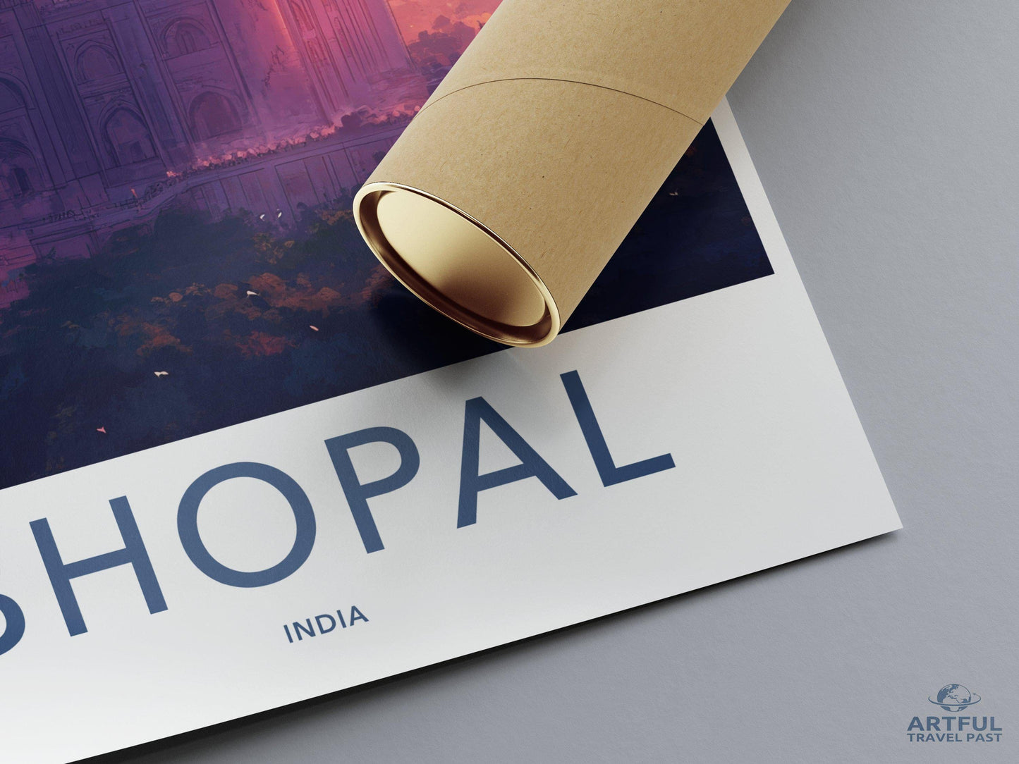 Bhopal Poster | Madhya Pradesh Wall Art | India Decor