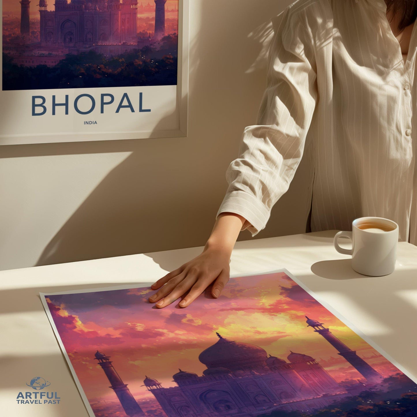 Bhopal Poster | Madhya Pradesh Wall Art | India Decor