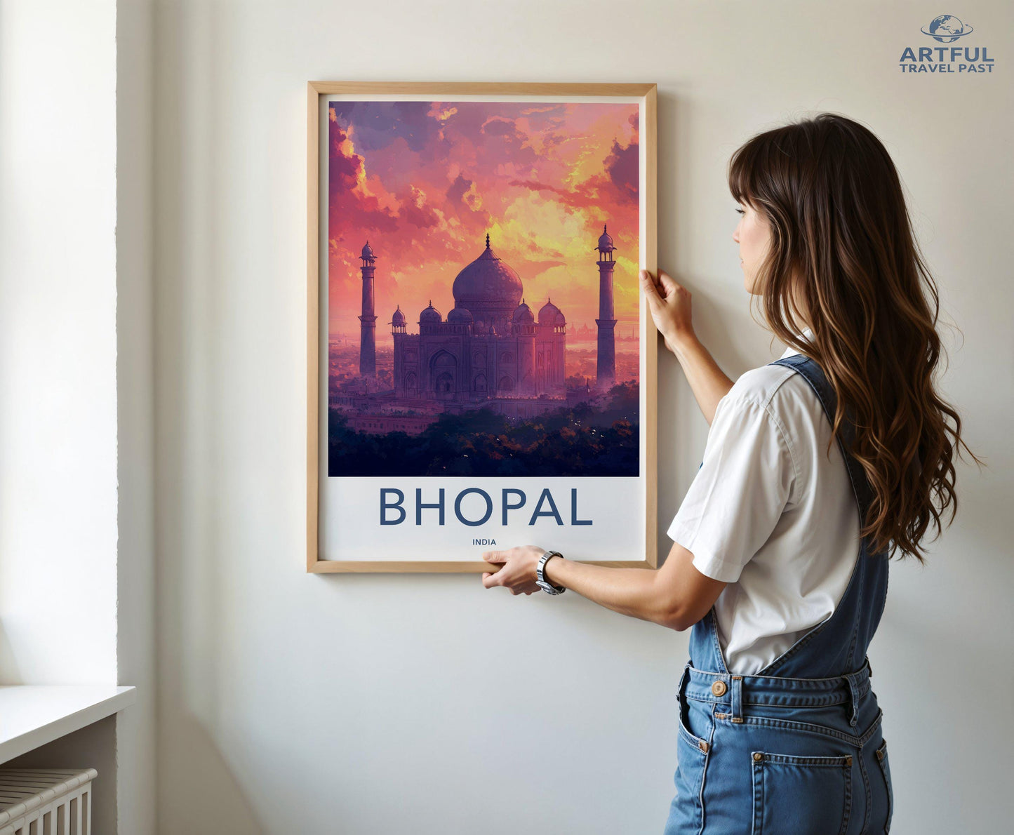Bhopal Poster | Madhya Pradesh Wall Art | India Decor