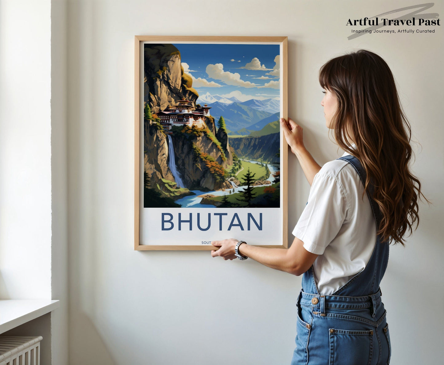 Bhutan Poster | Bhutan Wall Art | Asia Decor