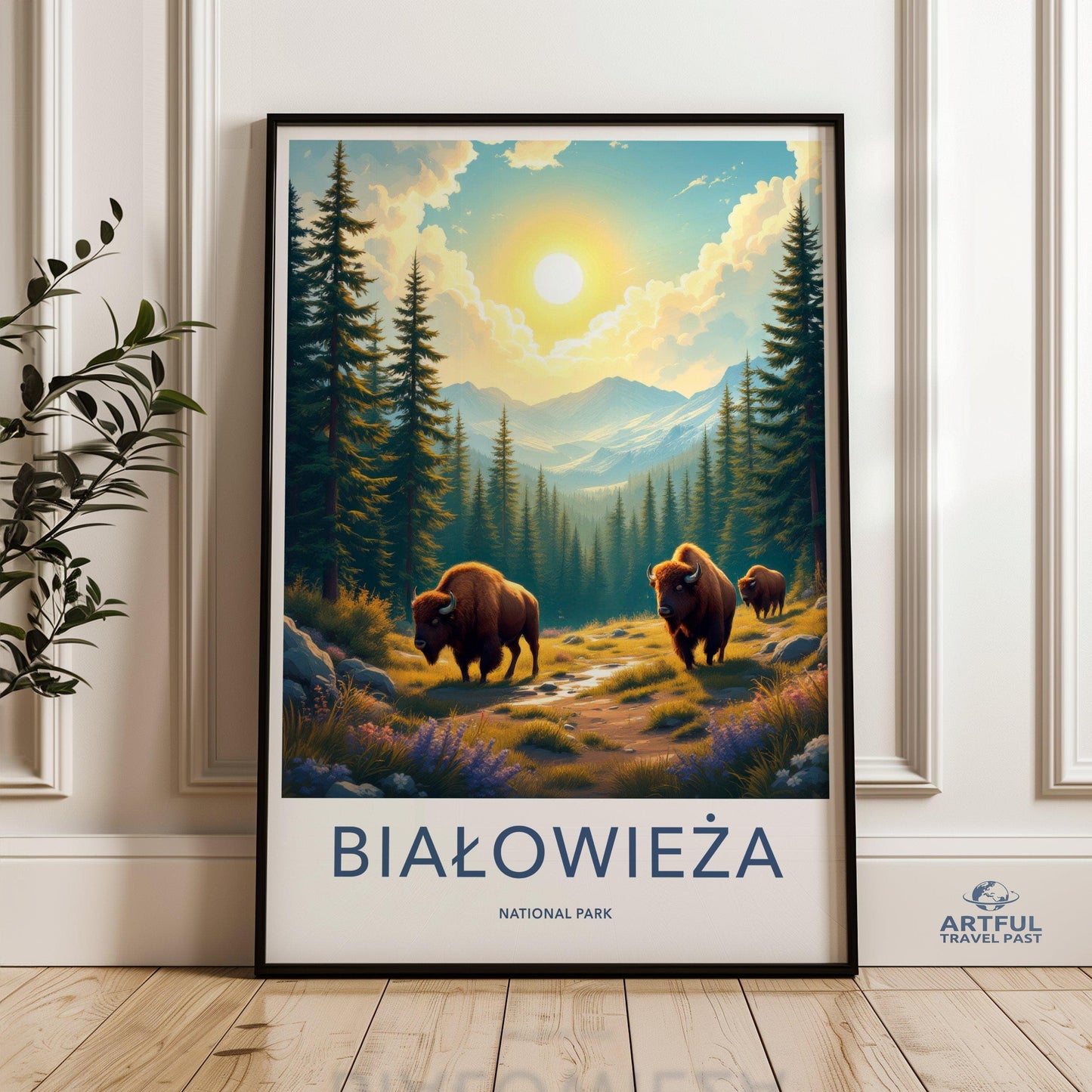 Białowieża National Park Poster - Poland Wall Art