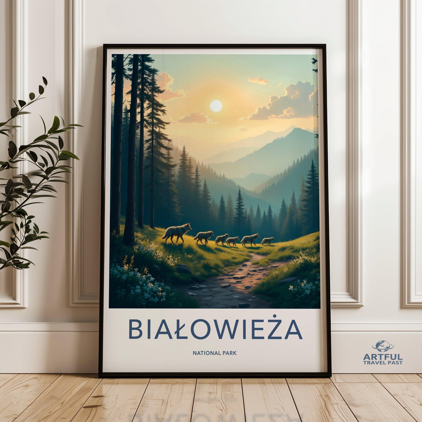 Białowieża Poster - Poland National Park