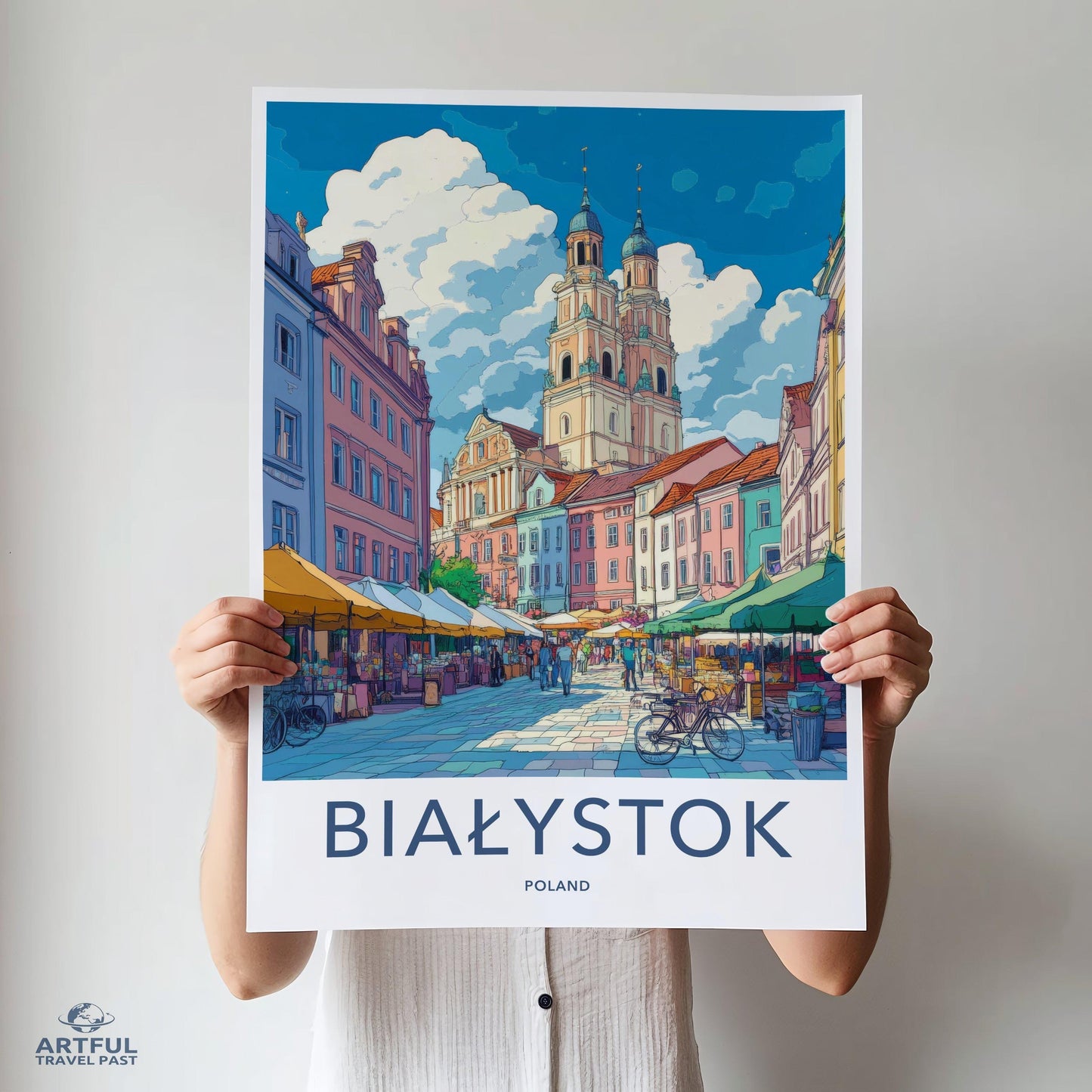 Białystok Poster - Poland Wall Art
