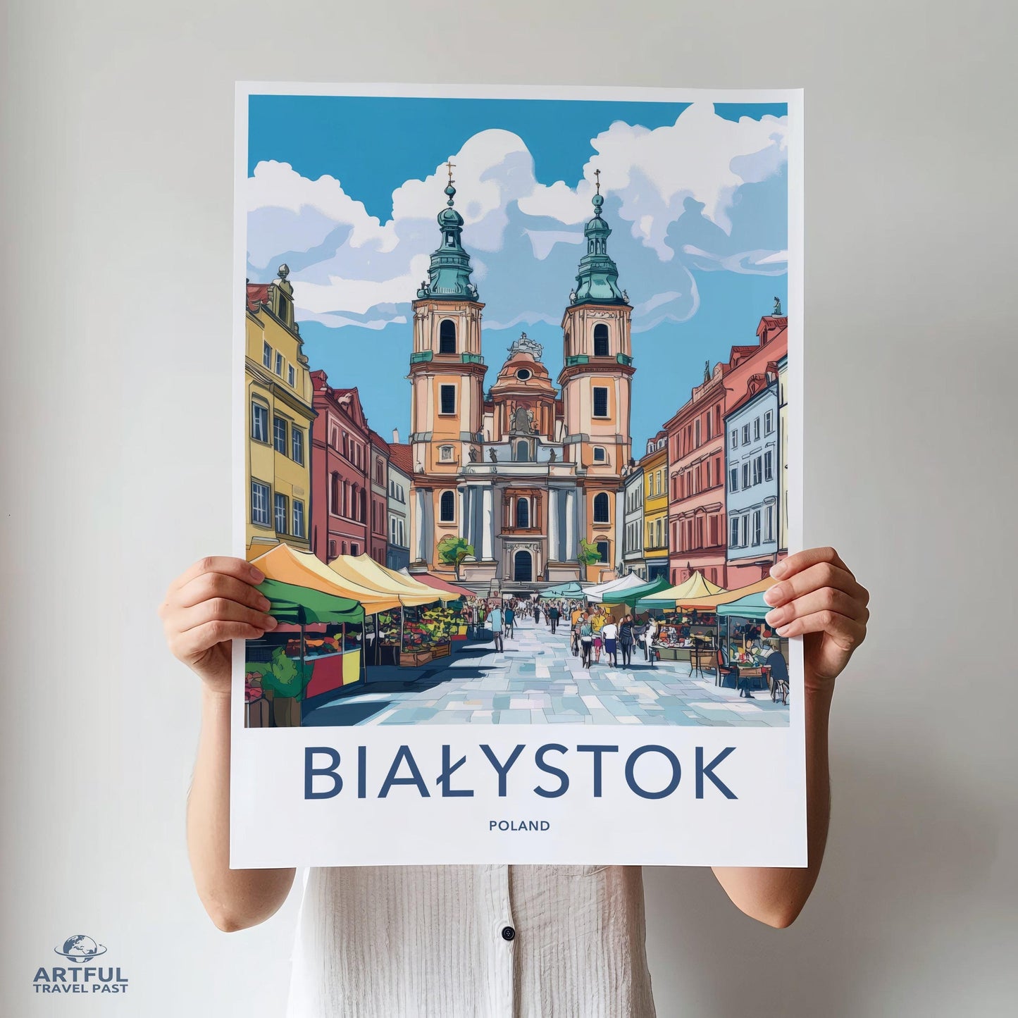 Białystok Poster | Poland Wall Art | Europe Decor