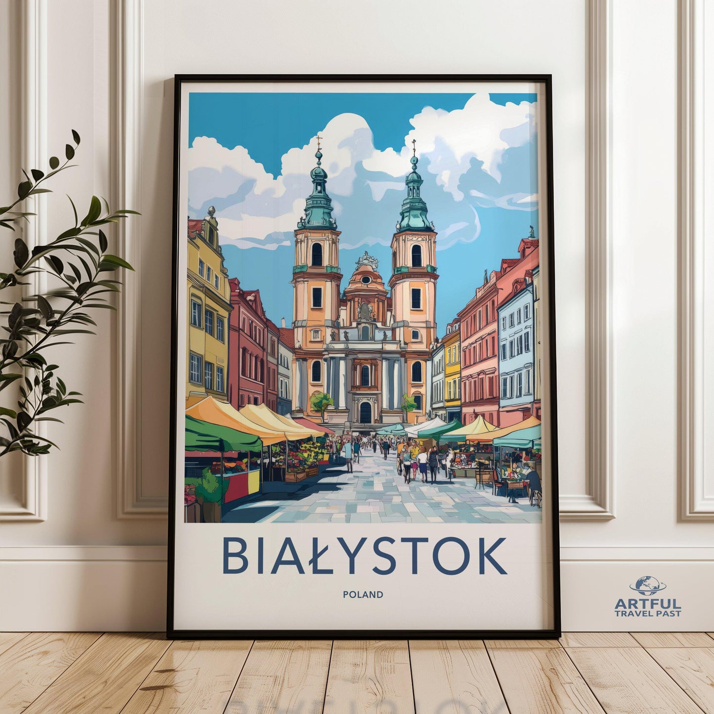 Białystok Poster | Poland Wall Art | Europe Decor