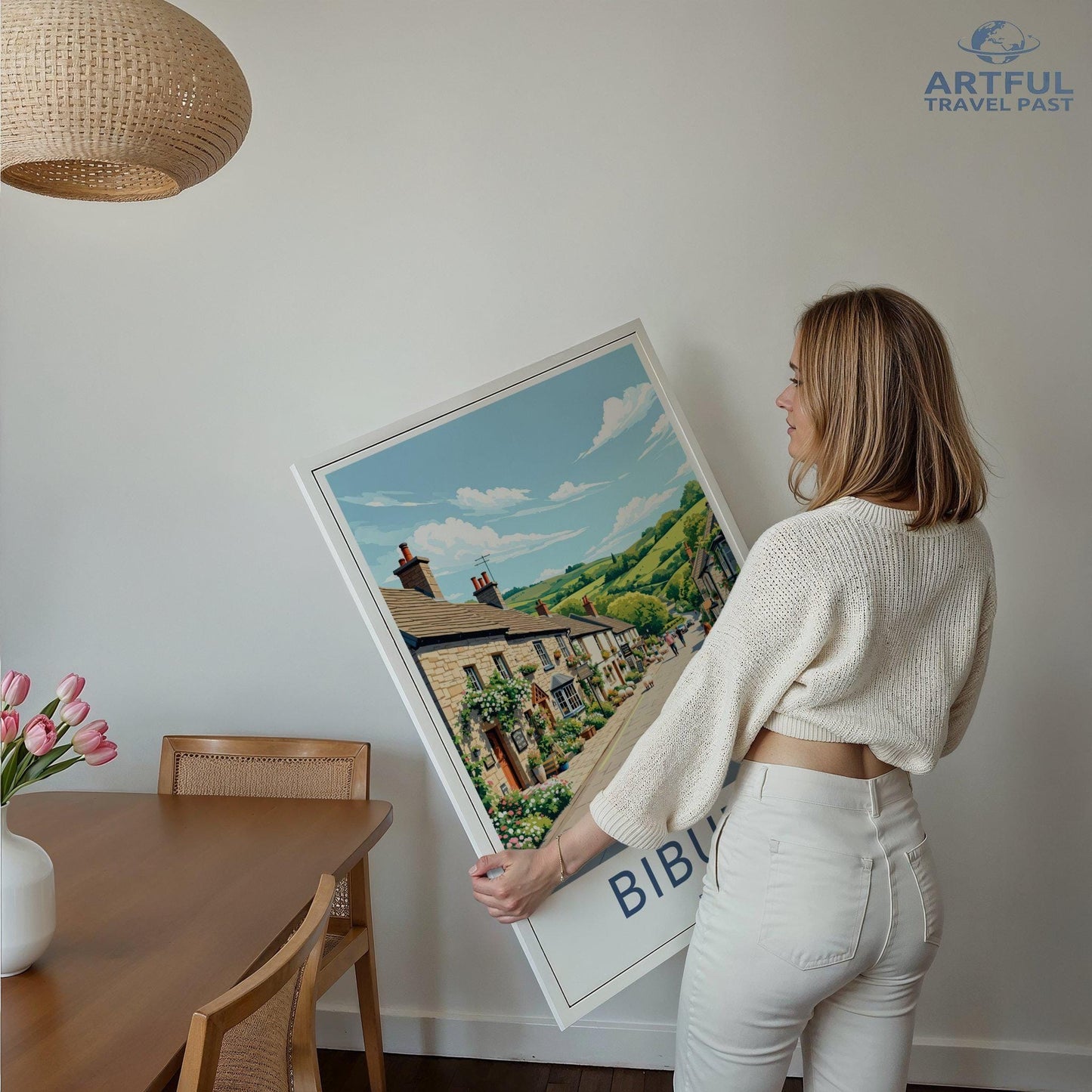 Bibury Poster - England Wall Art