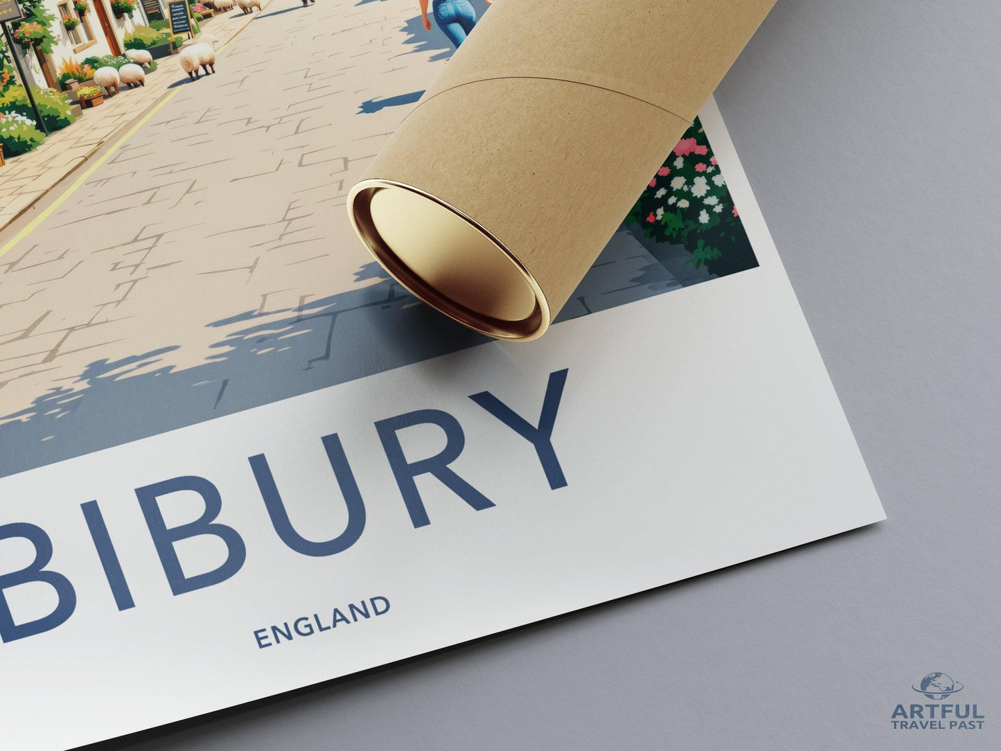 Bibury Poster - England Wall Art