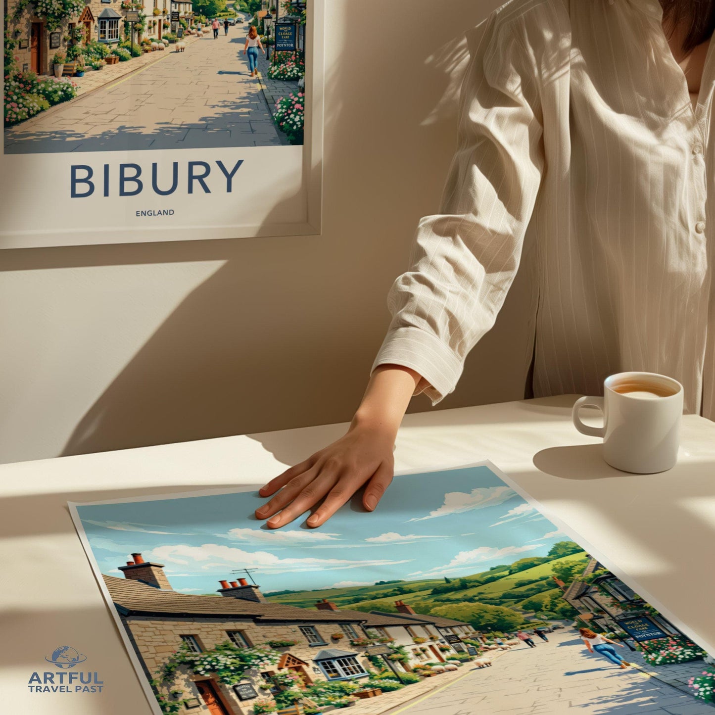 Bibury Poster - England Wall Art