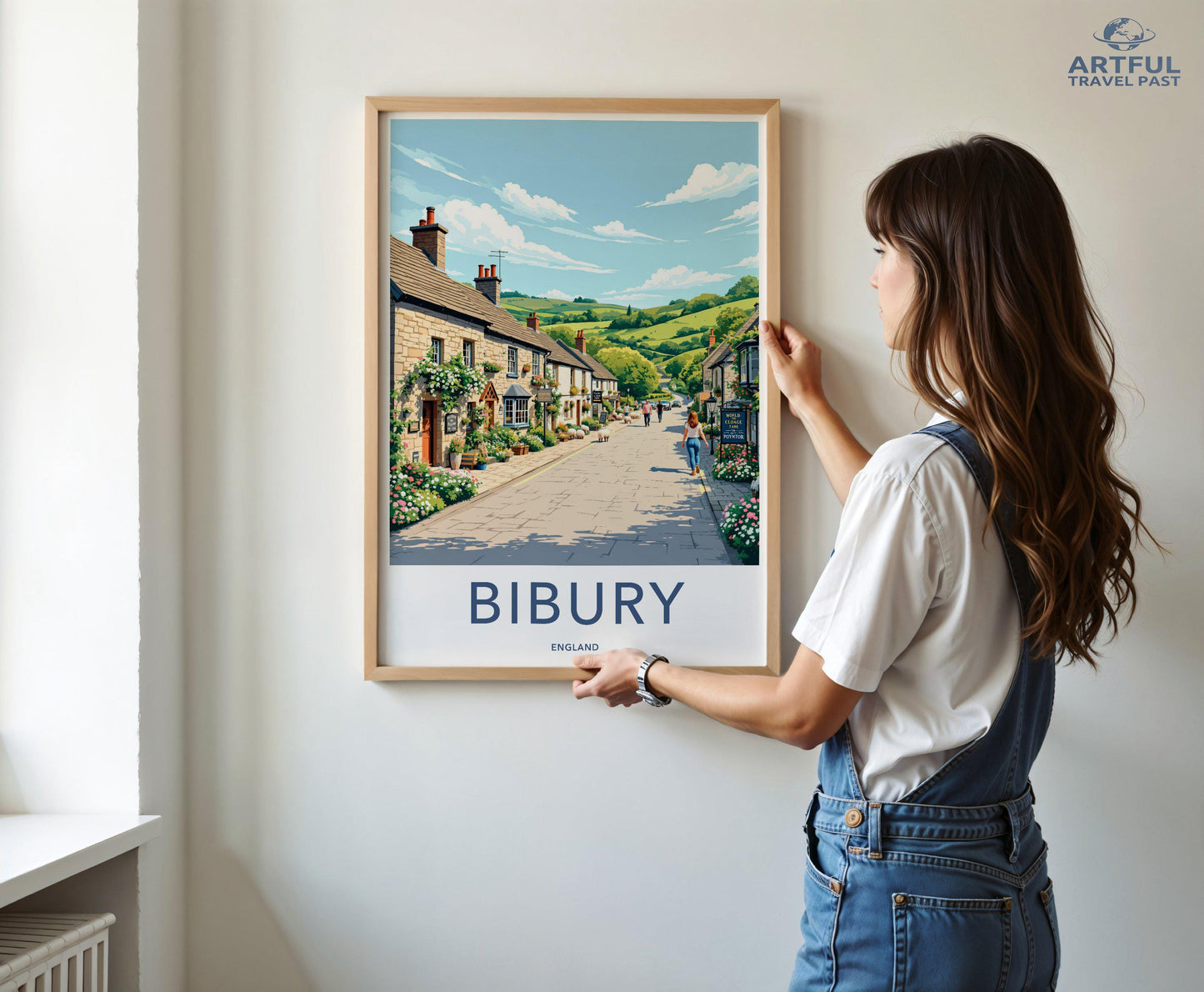 Bibury Poster - England Wall Art