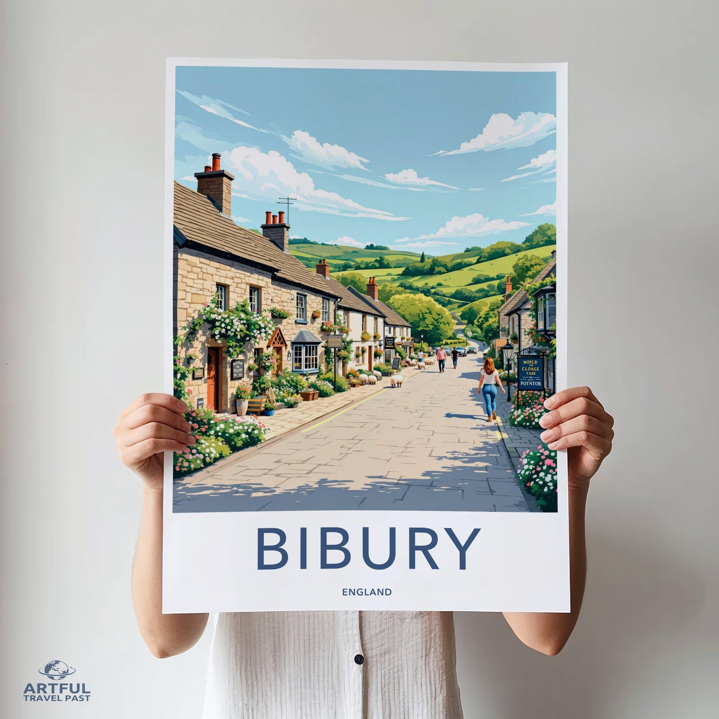 Bibury Poster - England Wall Art