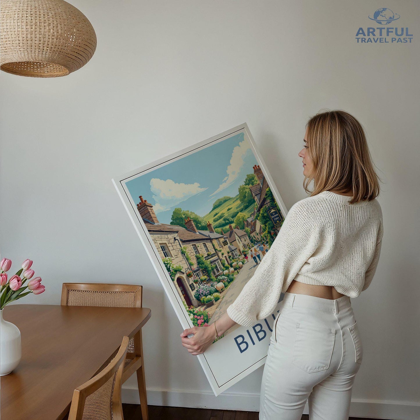 Bibury Poster - England Wall Art