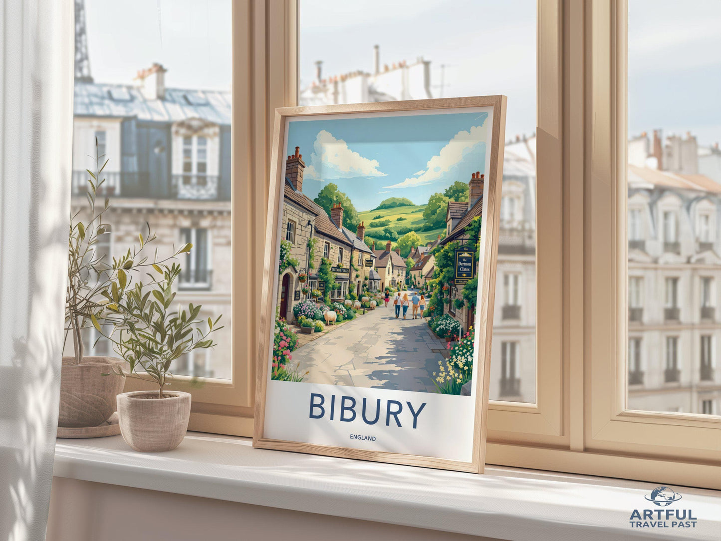 Bibury Poster - England Wall Art
