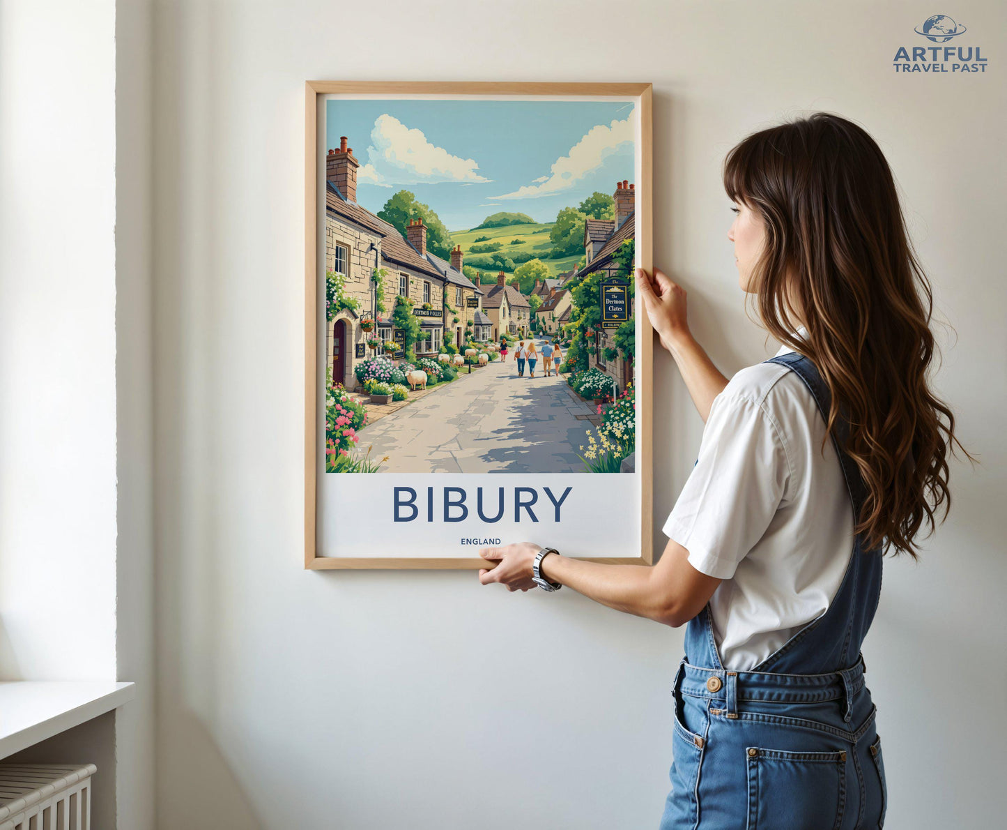 Bibury Poster - England Wall Art