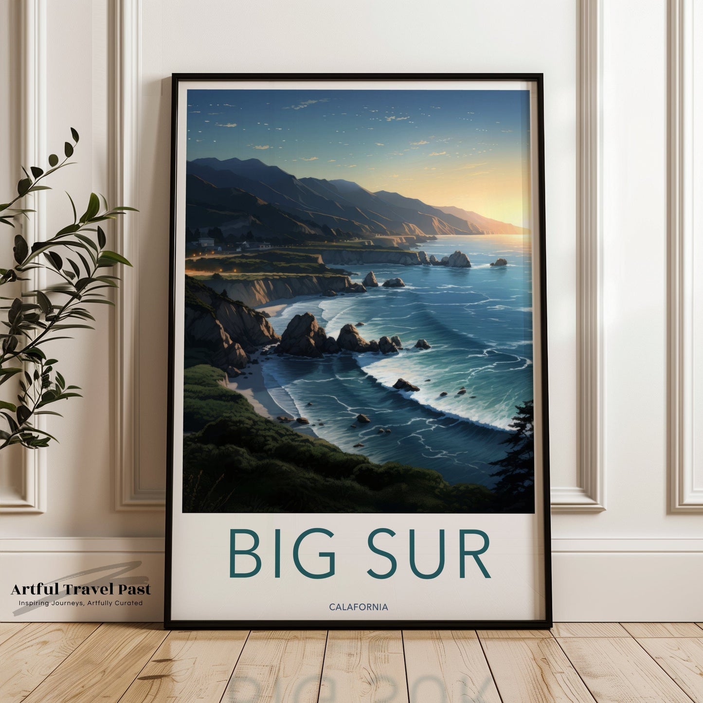 Big Sur Poster | California Wall Art | America Decor
