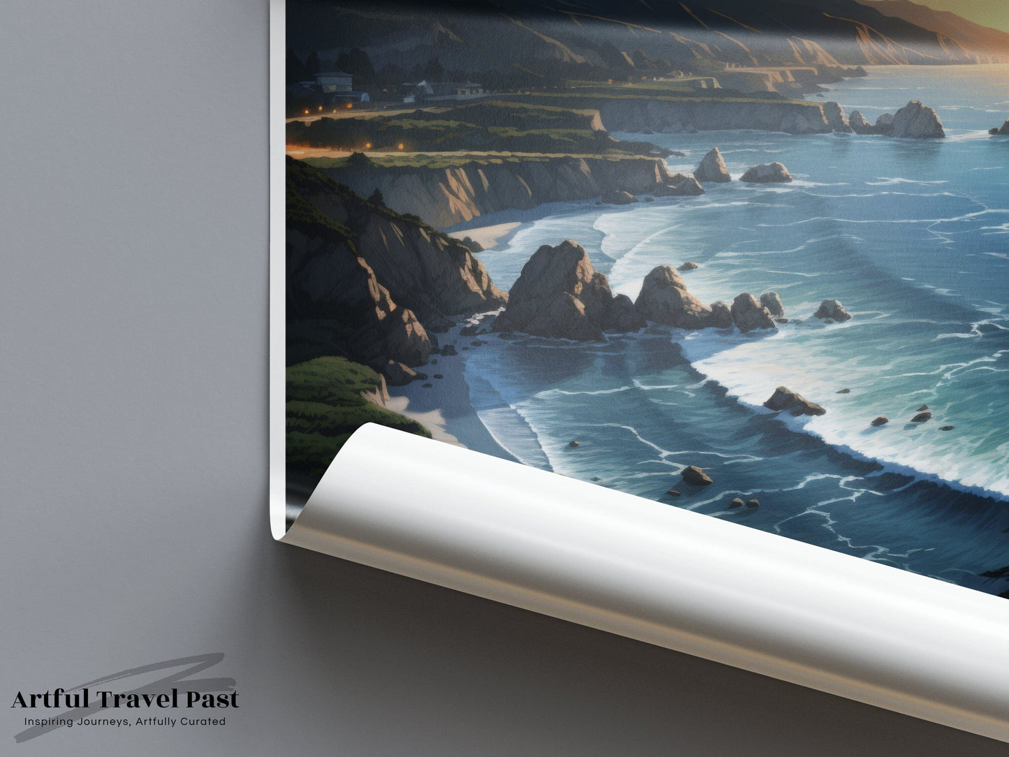 Big Sur Poster | California Wall Art | America Decor