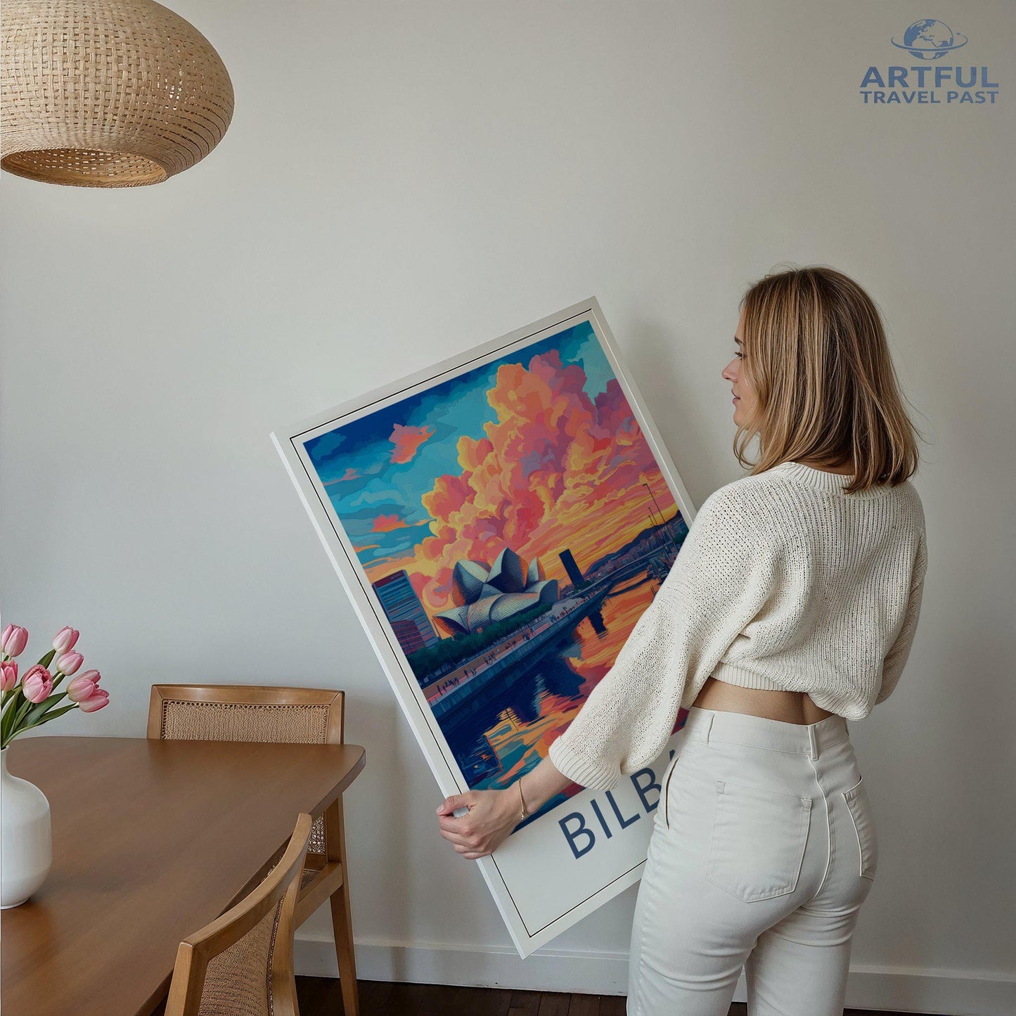Bilbao Poster | Spain Wall Art | Europe Decor