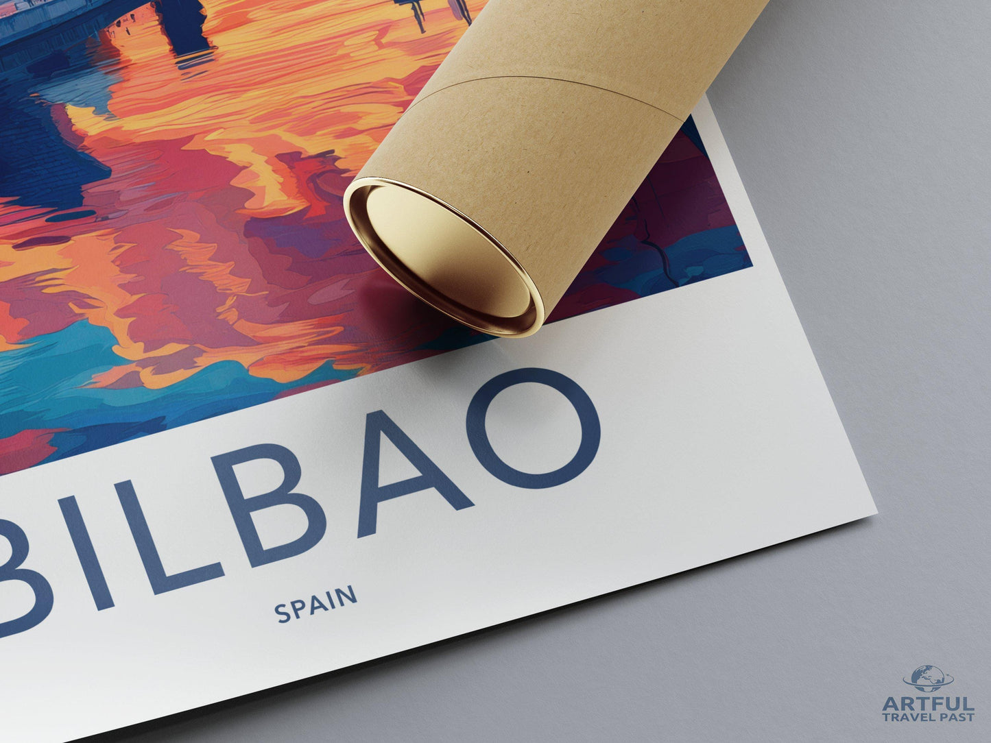Bilbao Poster | Spain Wall Art | Europe Decor