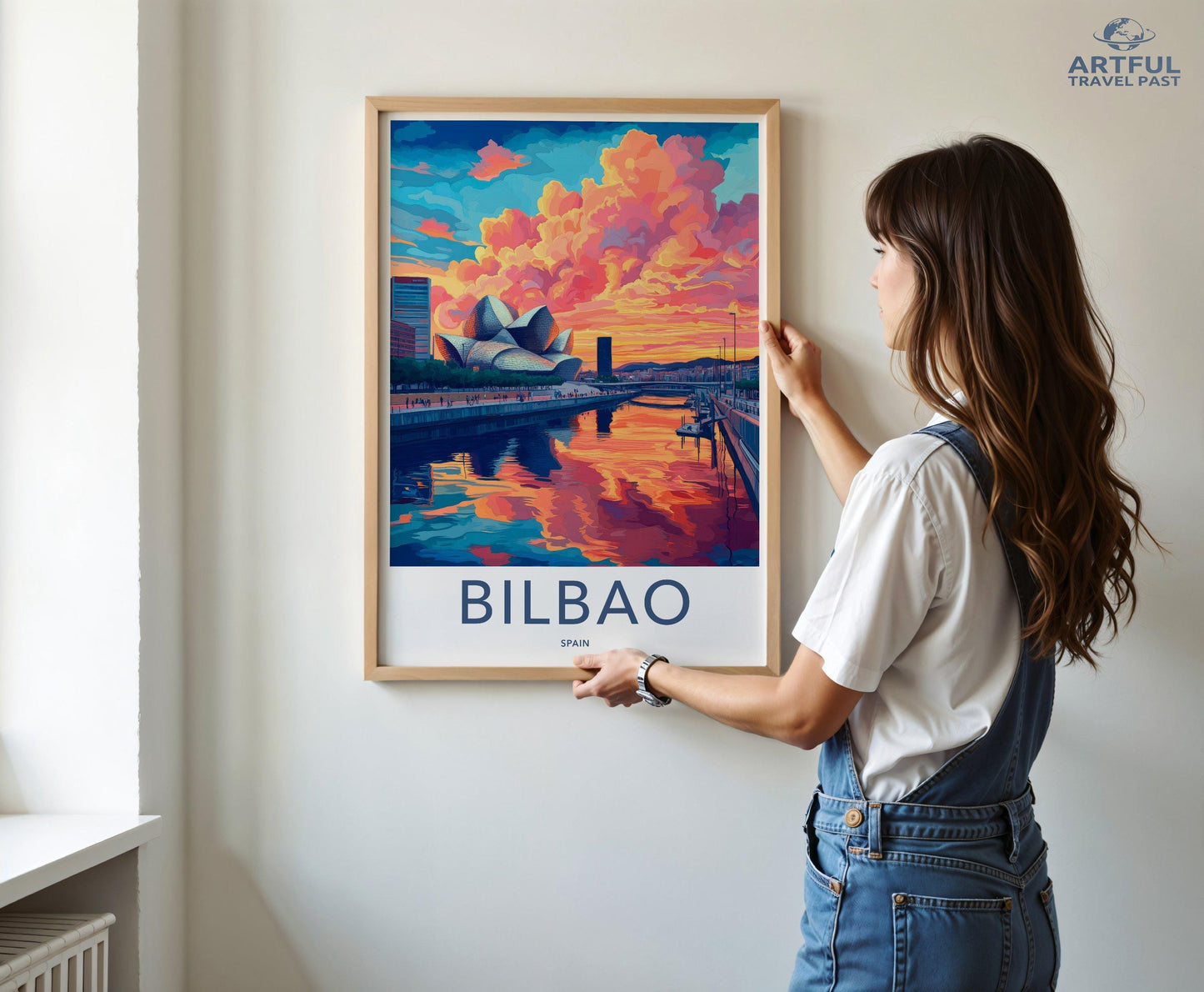 Bilbao Poster | Spain Wall Art | Europe Decor