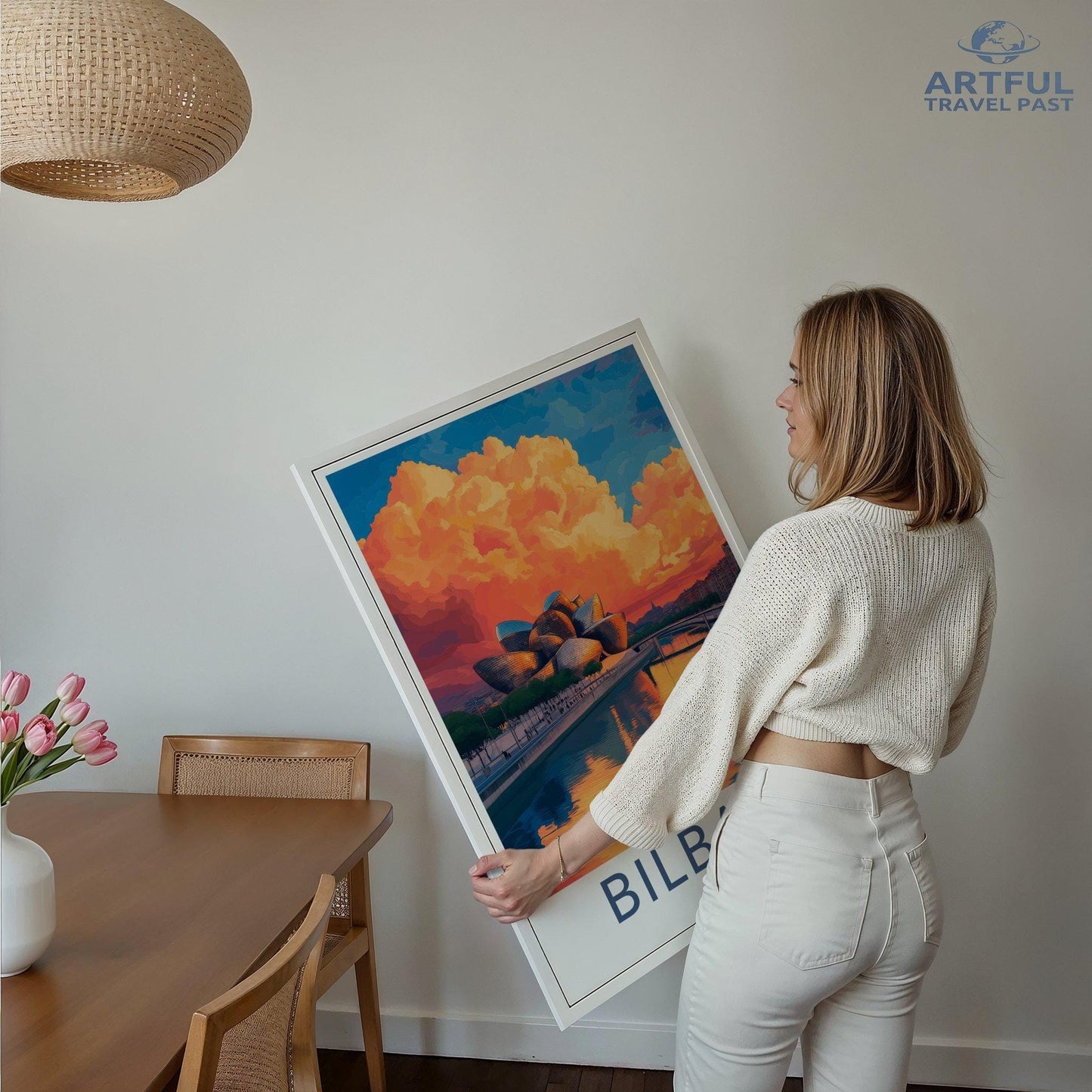 Bilbao Poster | Spain Wall Art | Europe Decor