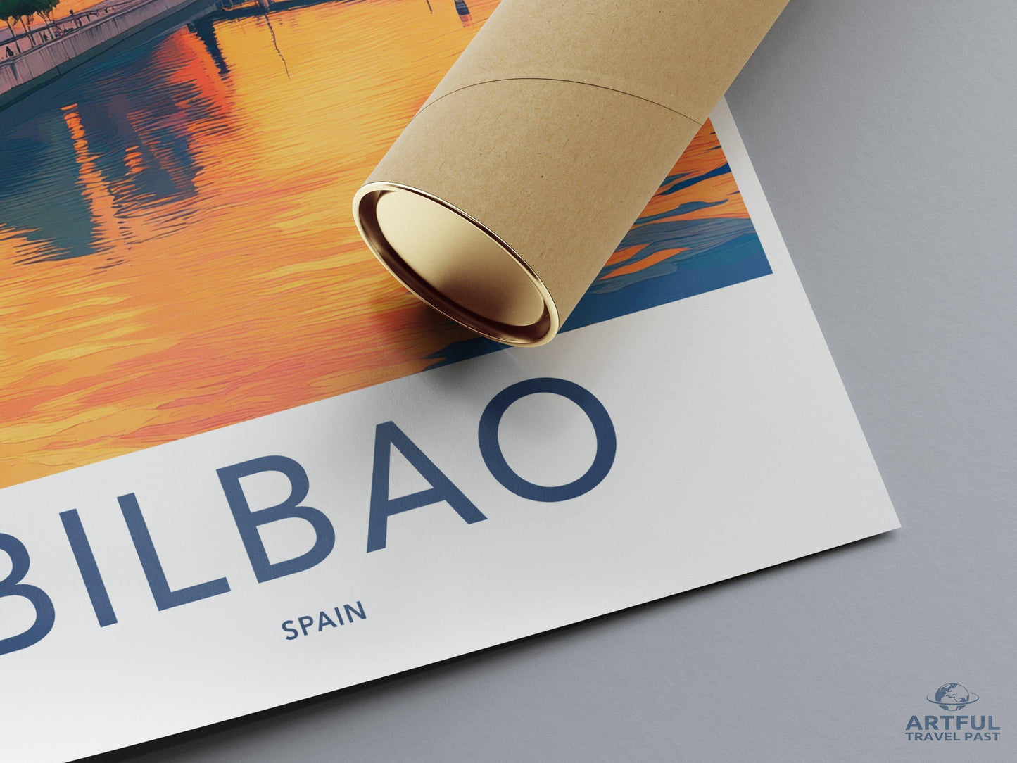 Bilbao Poster | Spain Wall Art | Europe Decor