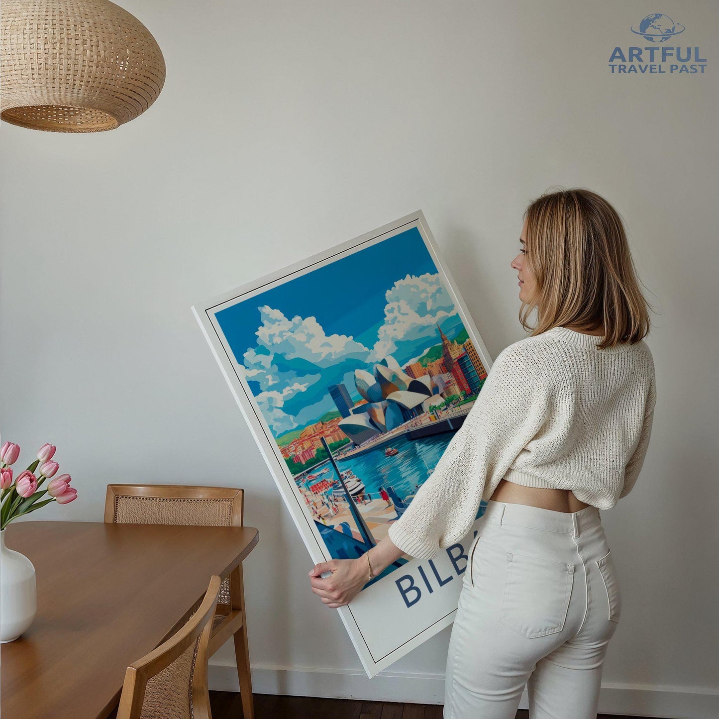 Bilbao Poster | Spain Wall Art | Europe Decor