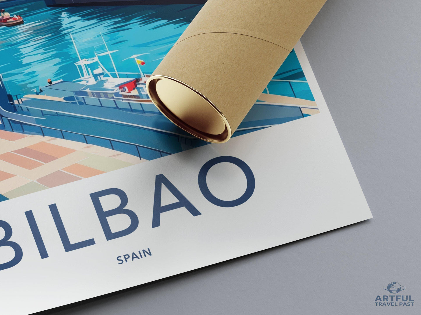 Bilbao Poster | Spain Wall Art | Europe Decor