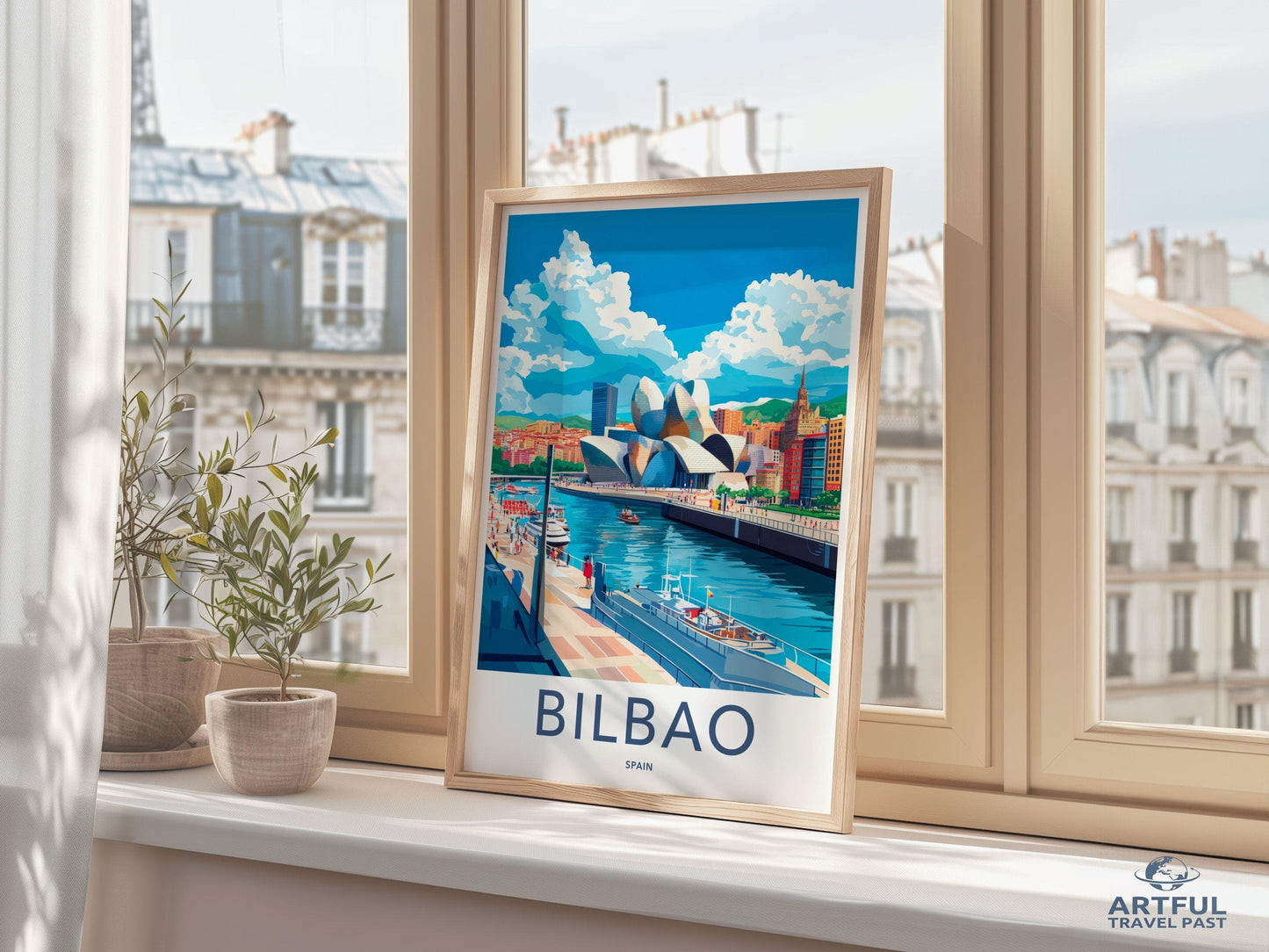 Bilbao Poster | Spain Wall Art | Europe Decor