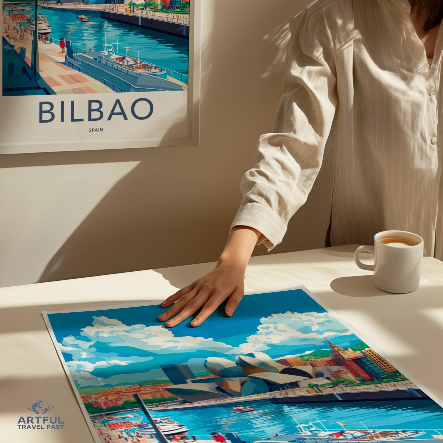 Bilbao Poster | Spain Wall Art | Europe Decor