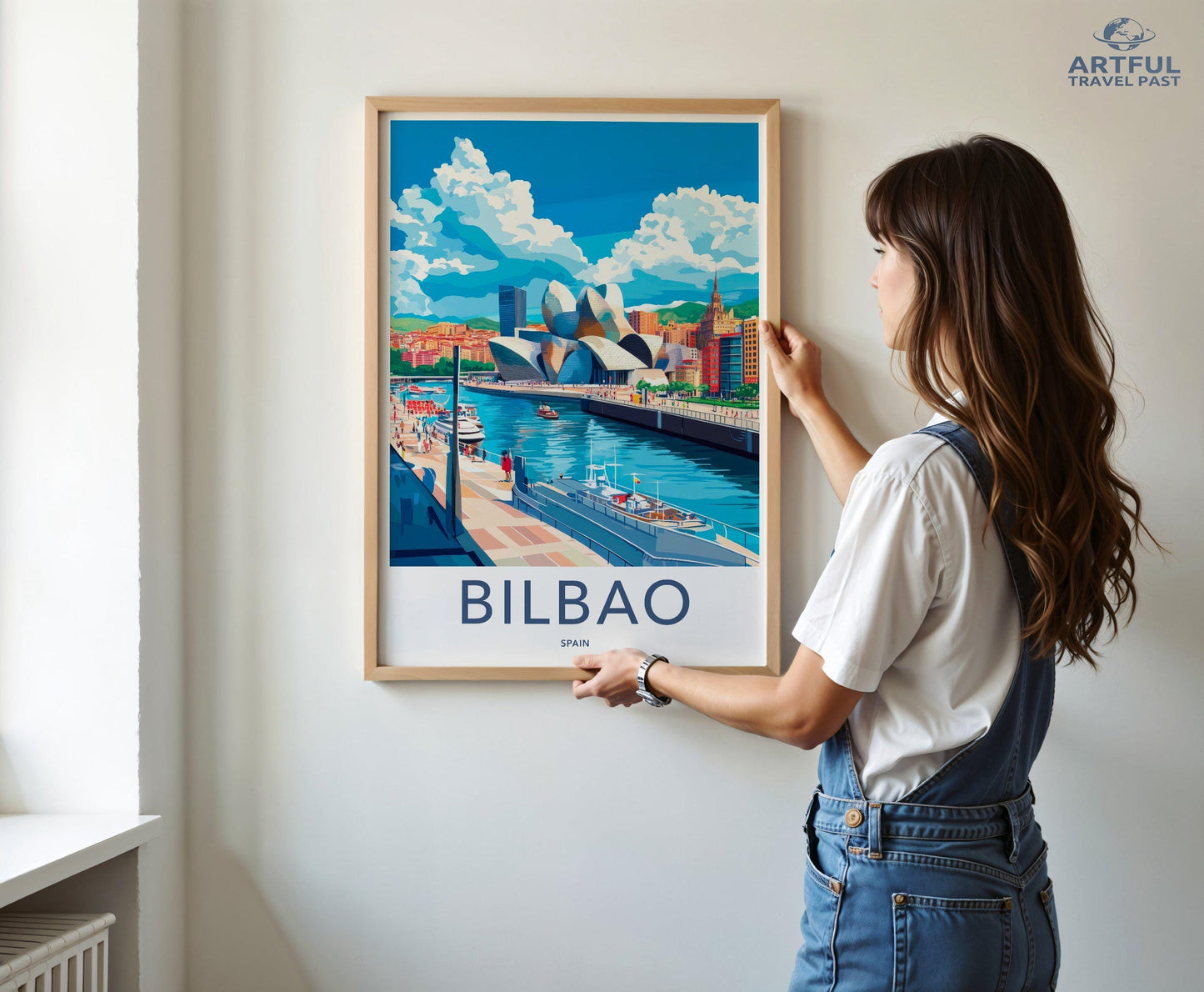 Bilbao Poster | Spain Wall Art | Europe Decor