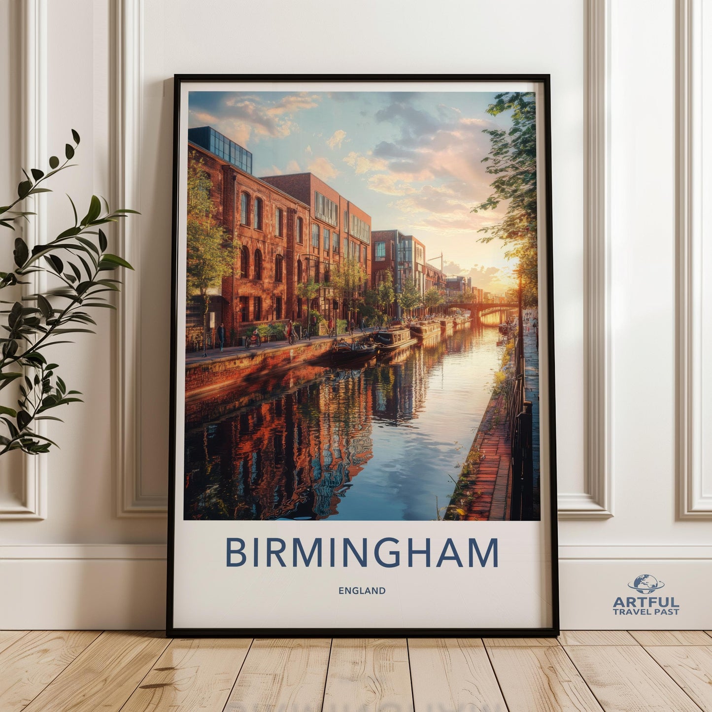 Birmingham Poster - England Wall Art
