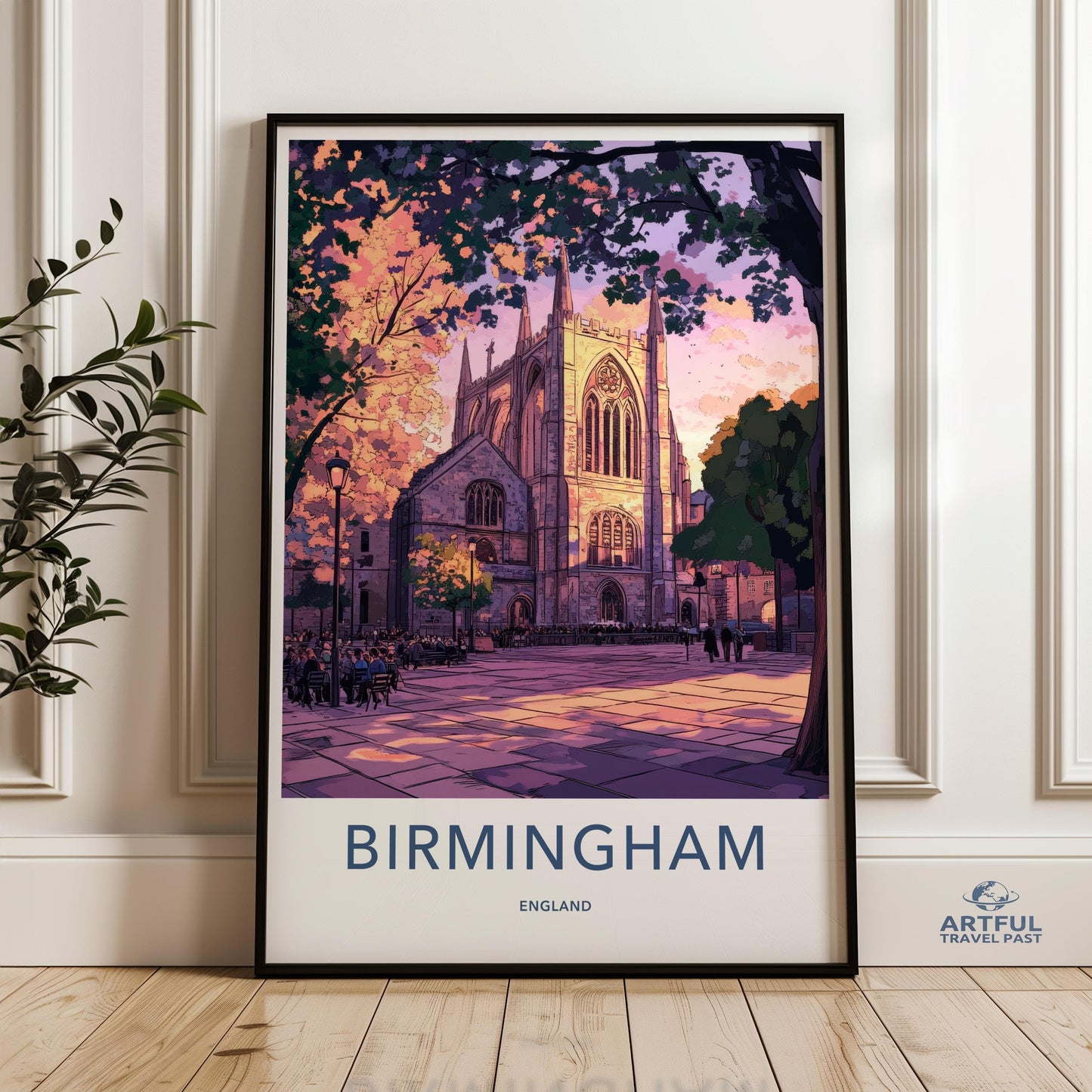 Birmingham Poster - England Wall Art