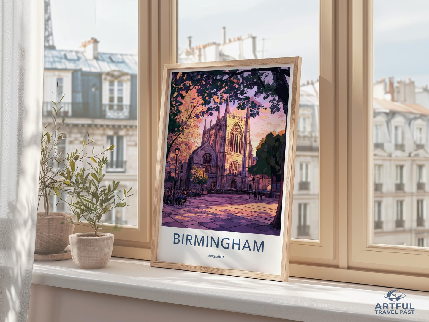 Birmingham Poster - England Wall Art