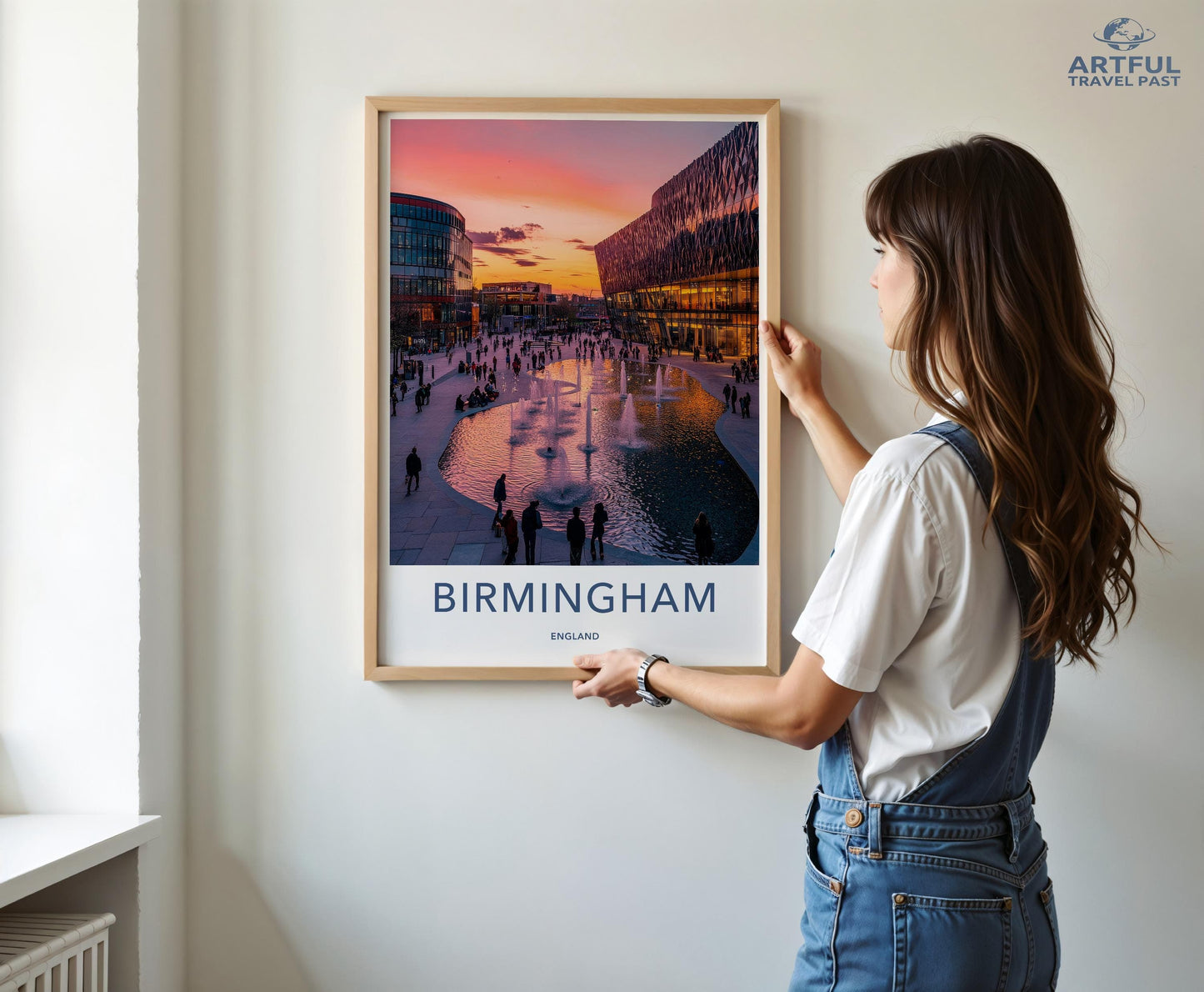 Birmingham Poster - England Wall Art