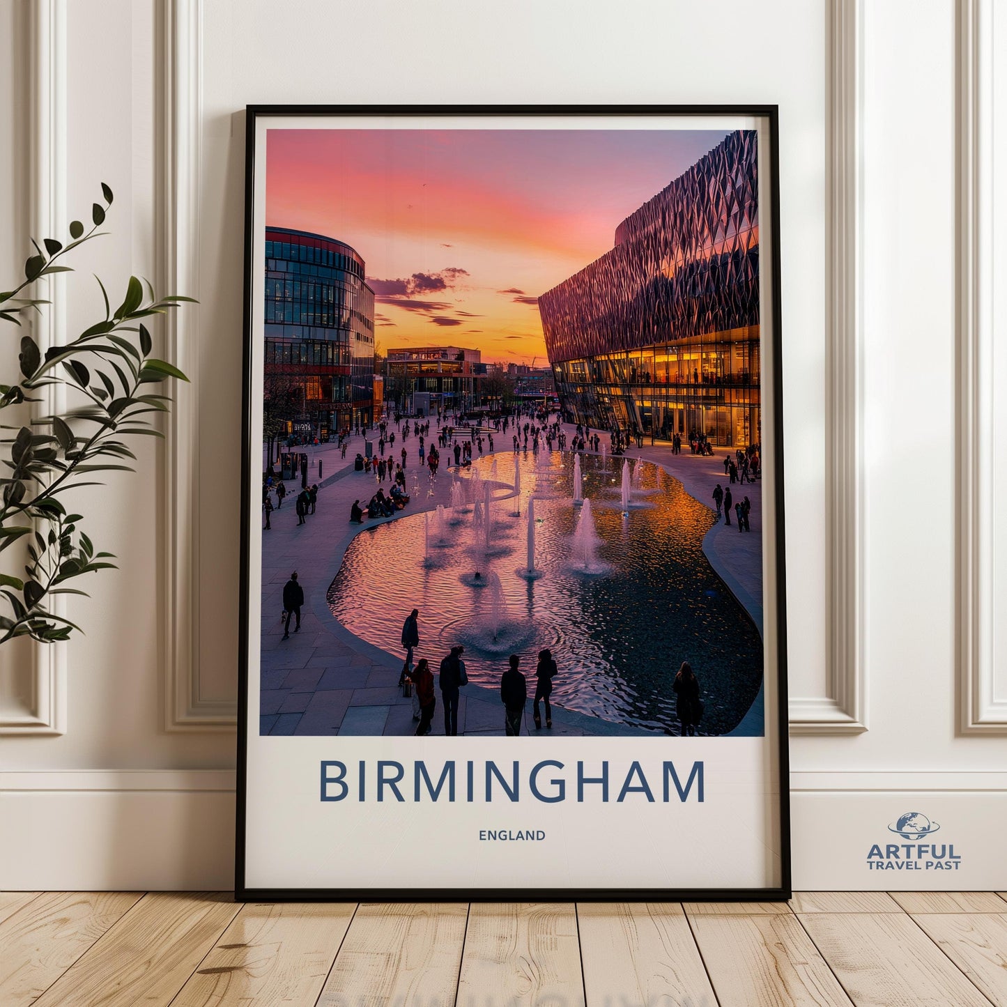 Birmingham Poster - England Wall Art