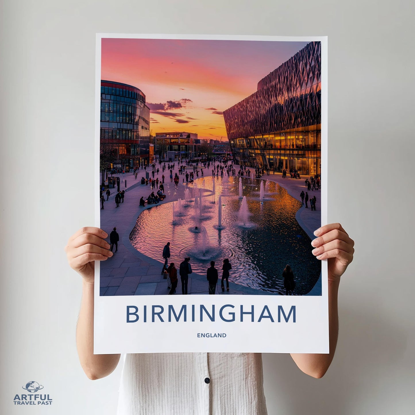Birmingham Poster - England Wall Art