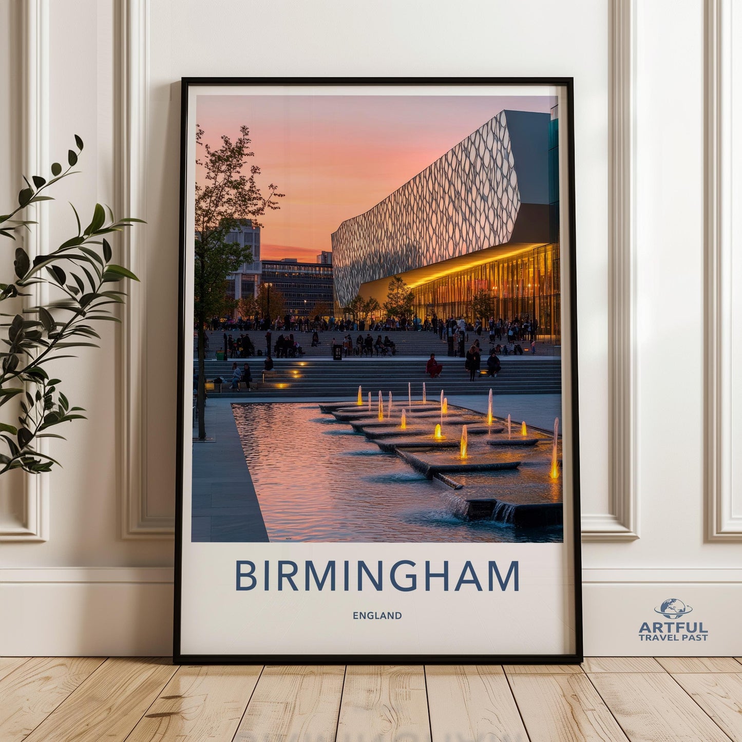 Birmingham Poster - England Wall Art
