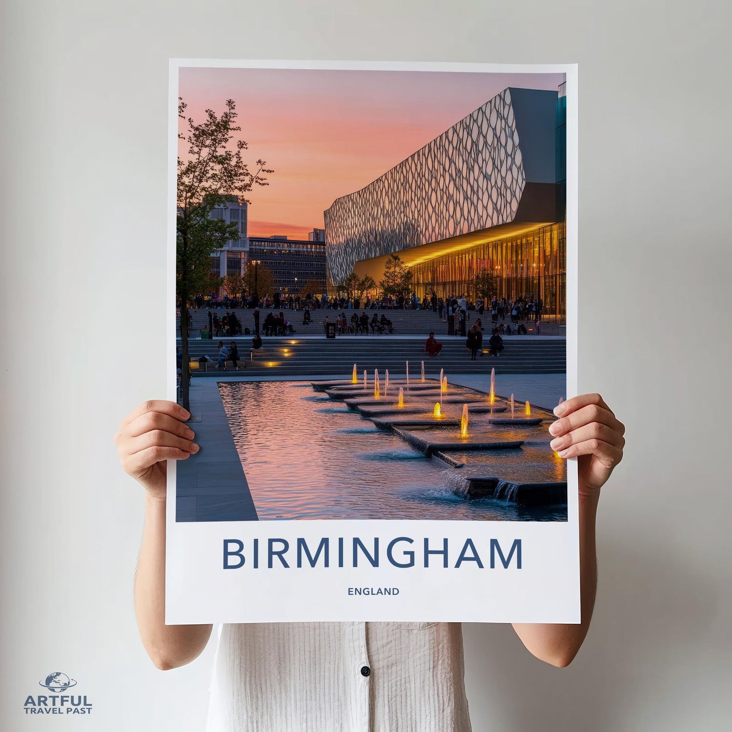 Birmingham Poster - England Wall Art
