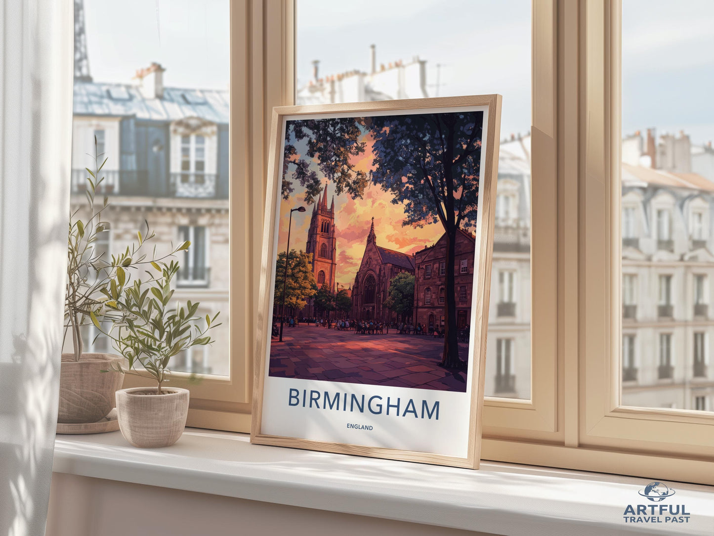 Birmingham Poster - England Wall Art