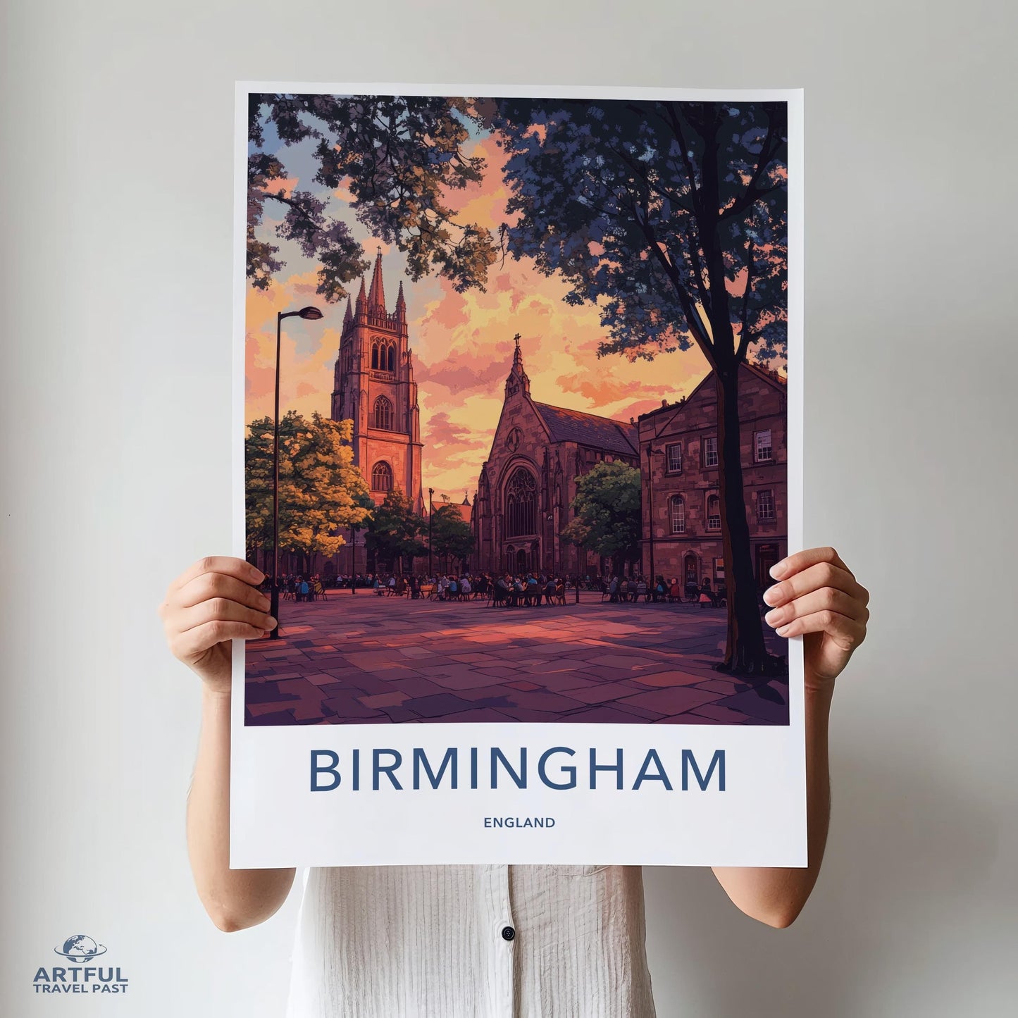 Birmingham Poster - England Wall Art