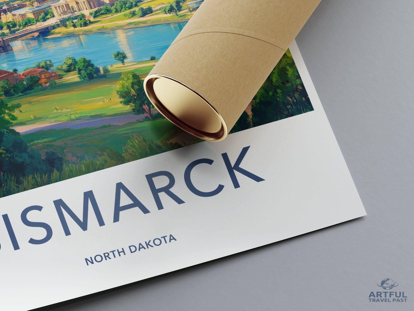 Bismarck Poster - North Dakota Wall Art