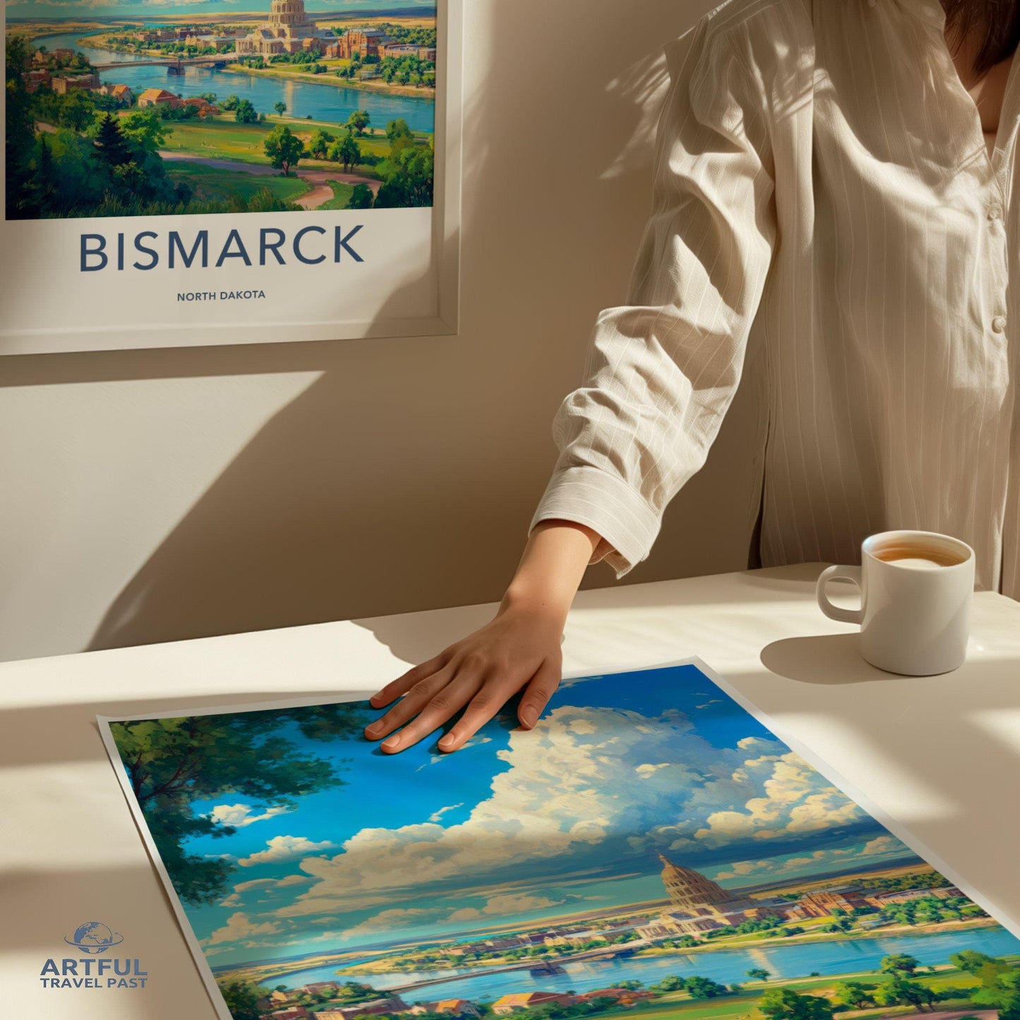 Bismarck Poster - North Dakota Wall Art