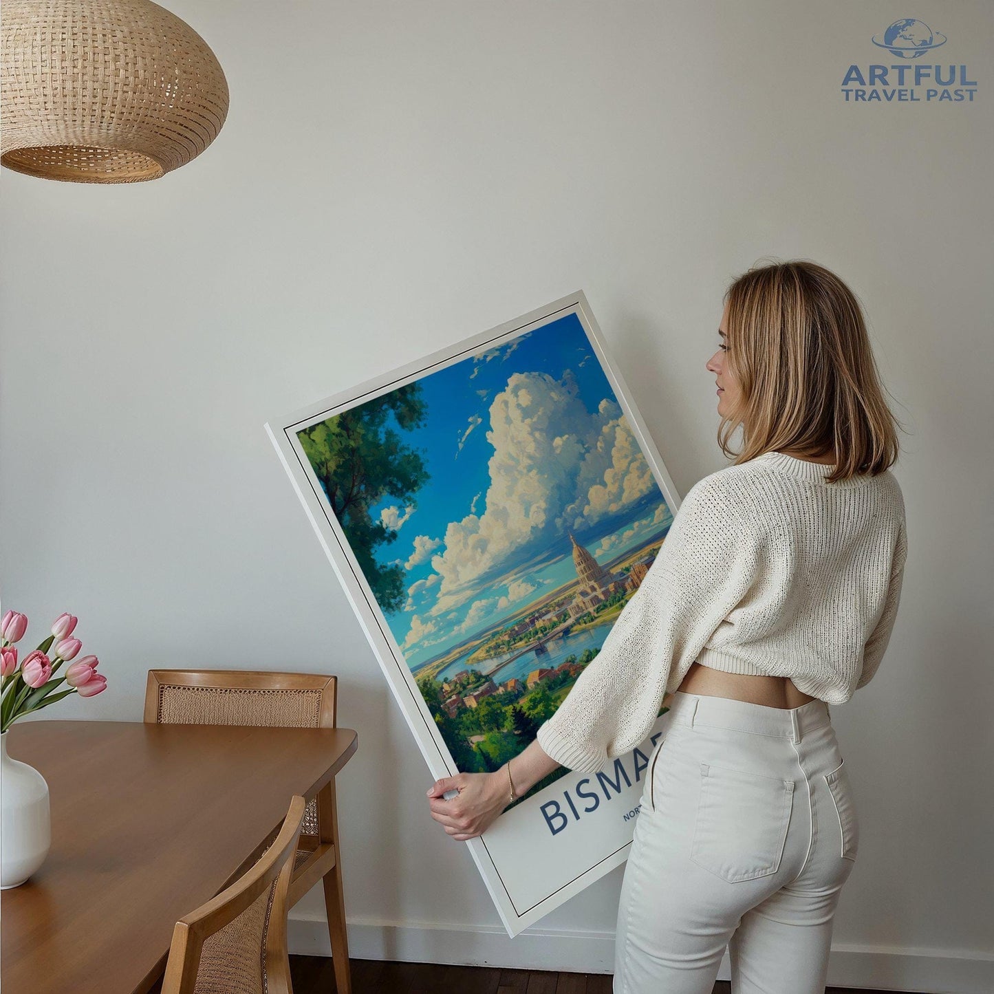 Bismarck Poster - North Dakota Wall Art