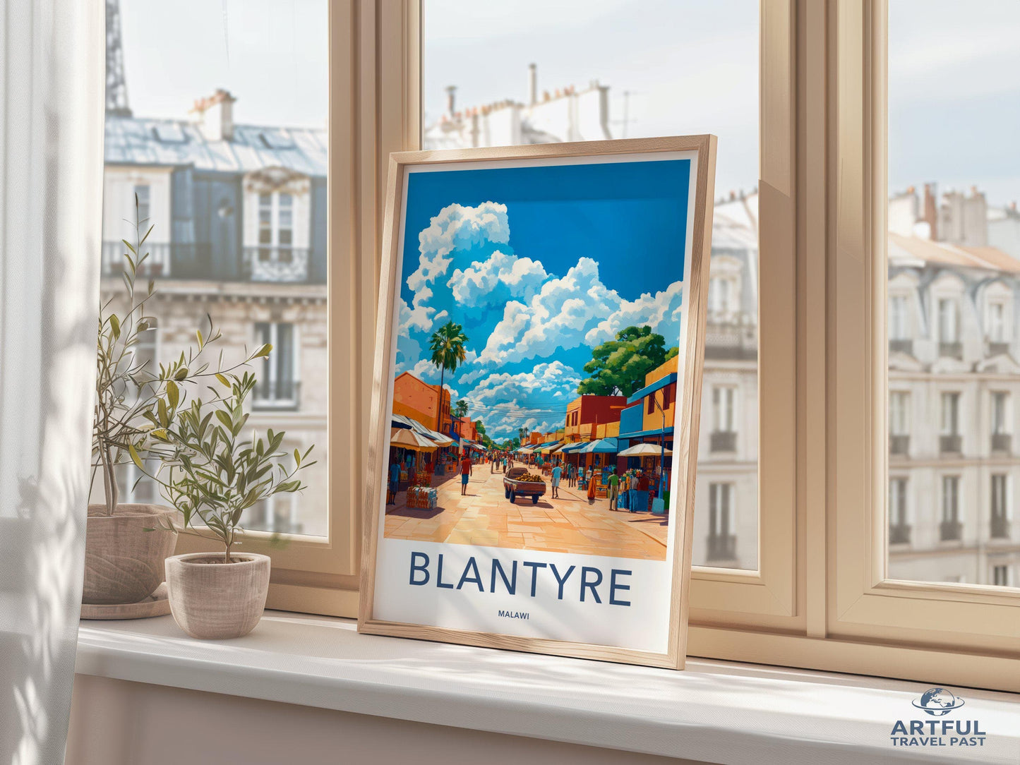 Blantyre Poster - Malawi Wall Art