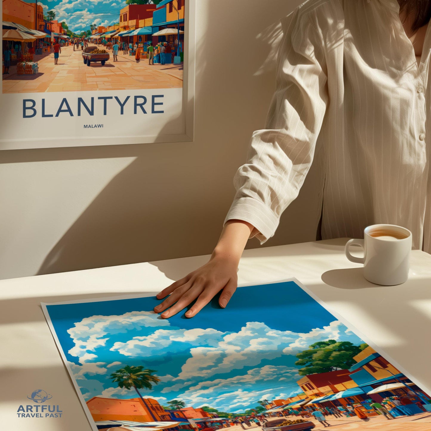 Blantyre Poster - Malawi Wall Art