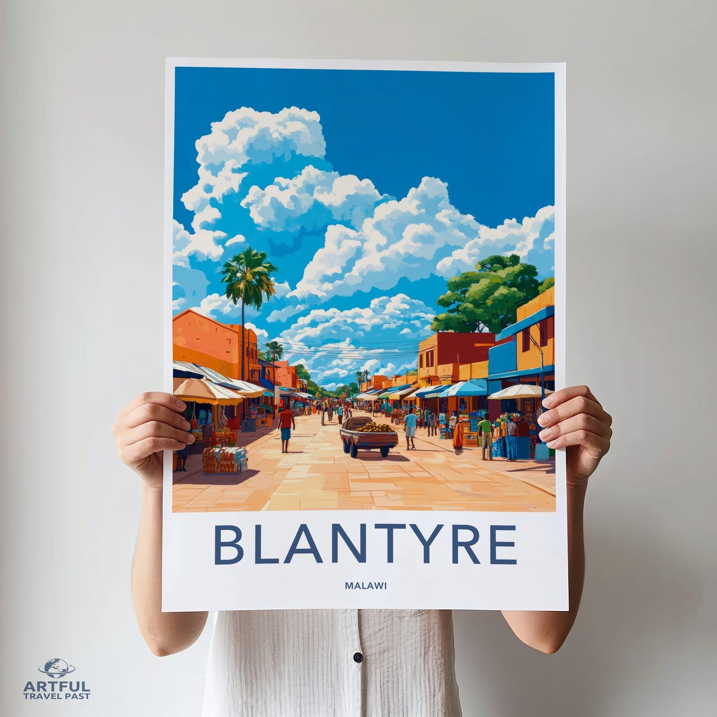 Blantyre Poster - Malawi Wall Art