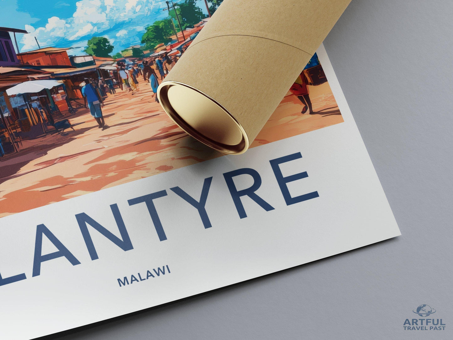 Blantyre Poster | Malawi Wall Art | Africa Decor