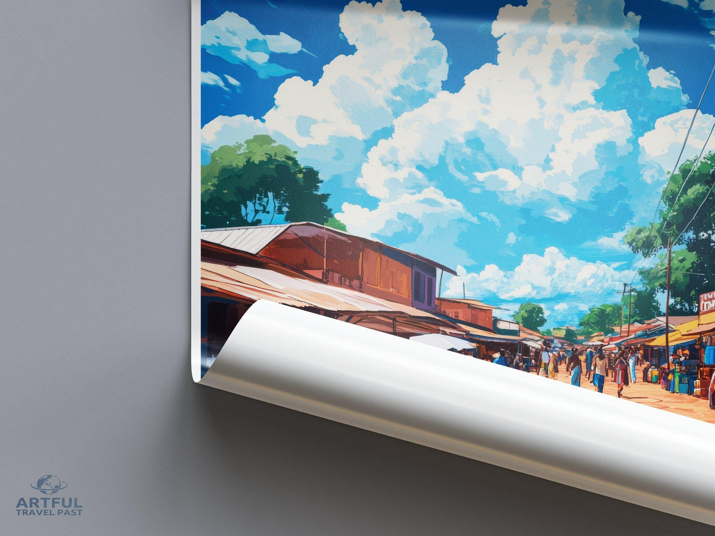 Blantyre Poster | Malawi Wall Art | Africa Decor