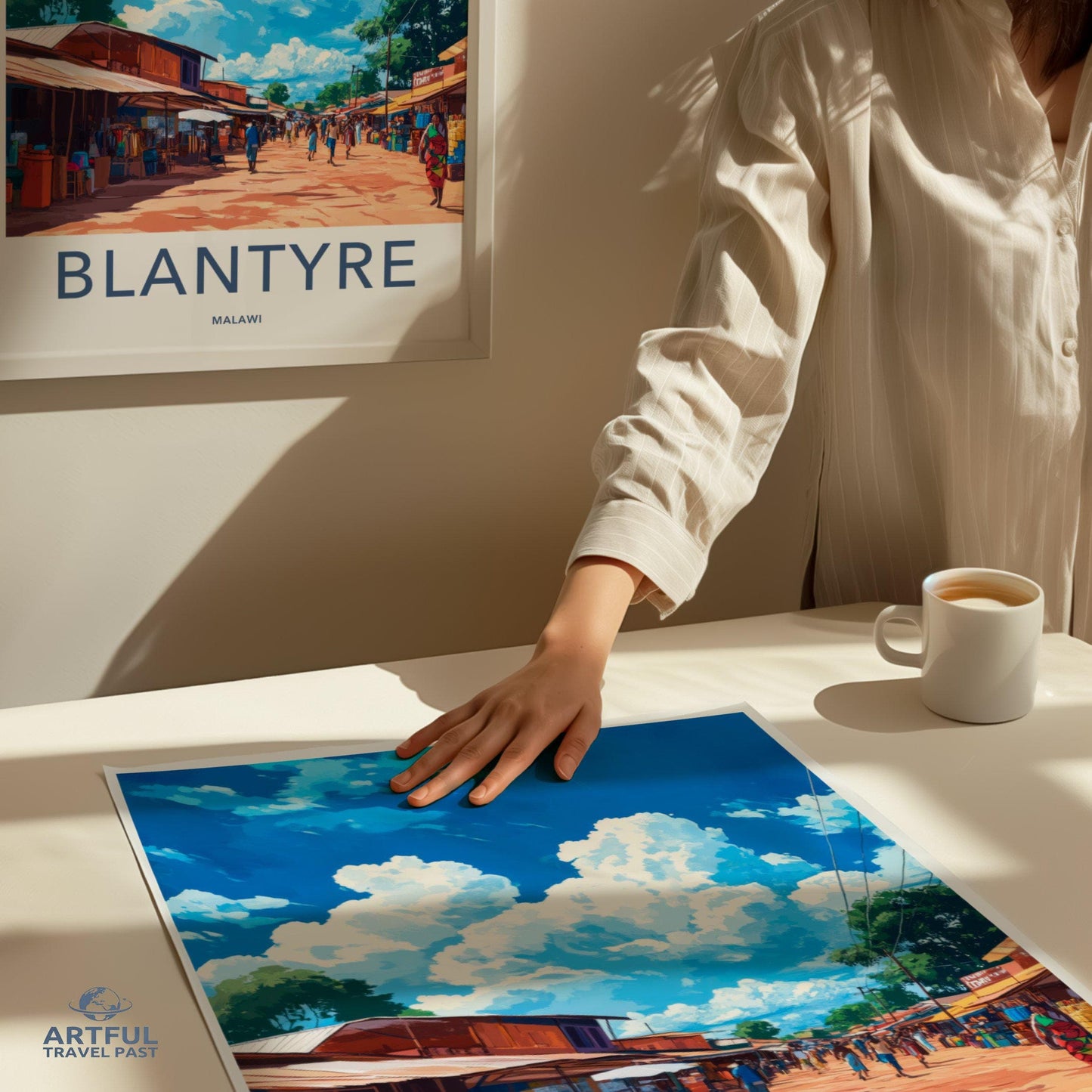 Blantyre Poster | Malawi Wall Art | Africa Decor