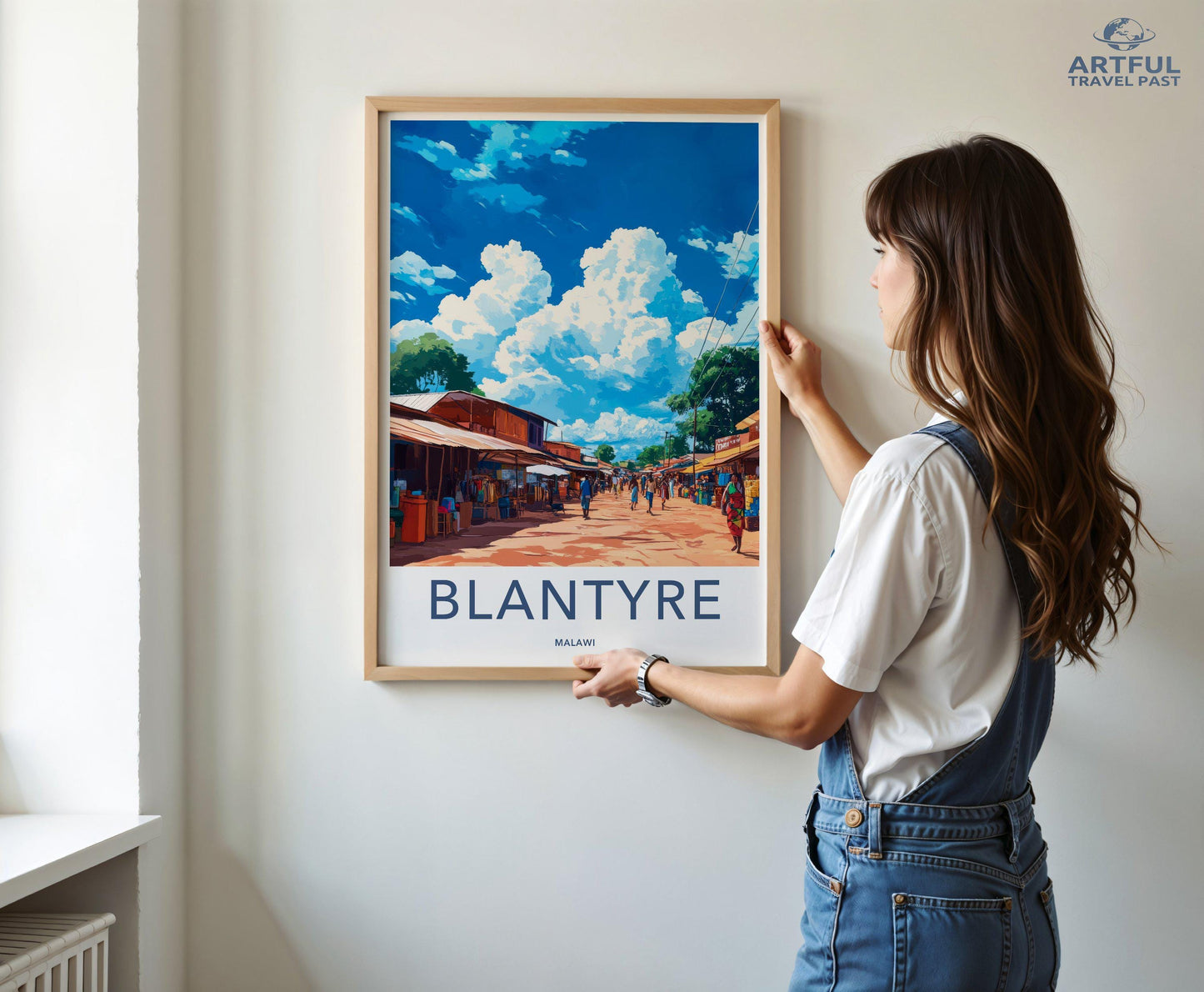 Blantyre Poster | Malawi Wall Art | Africa Decor