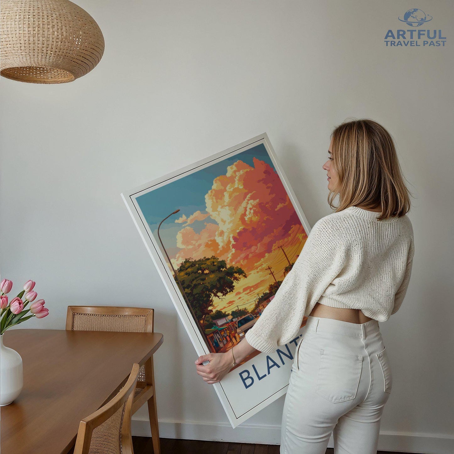 Blantyre Poster | Malawi Wall Art | Africa Decor